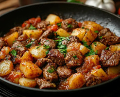 eti-kartof-makaron-ve-corekle-yemek-ziyandir